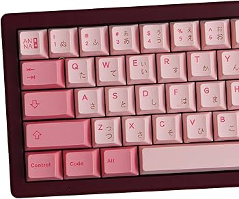 Amazon | PBT ピンクキーキャップ 143キー チェリープロファイル Amazon | PBT ピンクキーキャップ 143キー チェリープロファイル